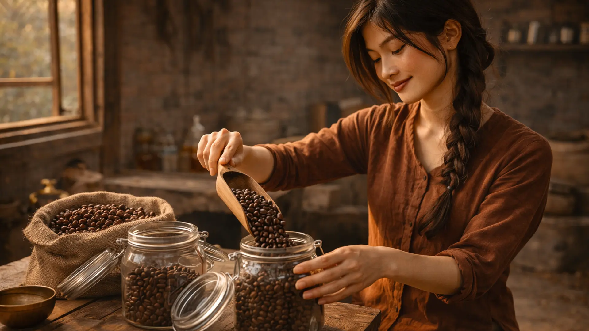 Cà phê được sản xuất tại Việt Nam.