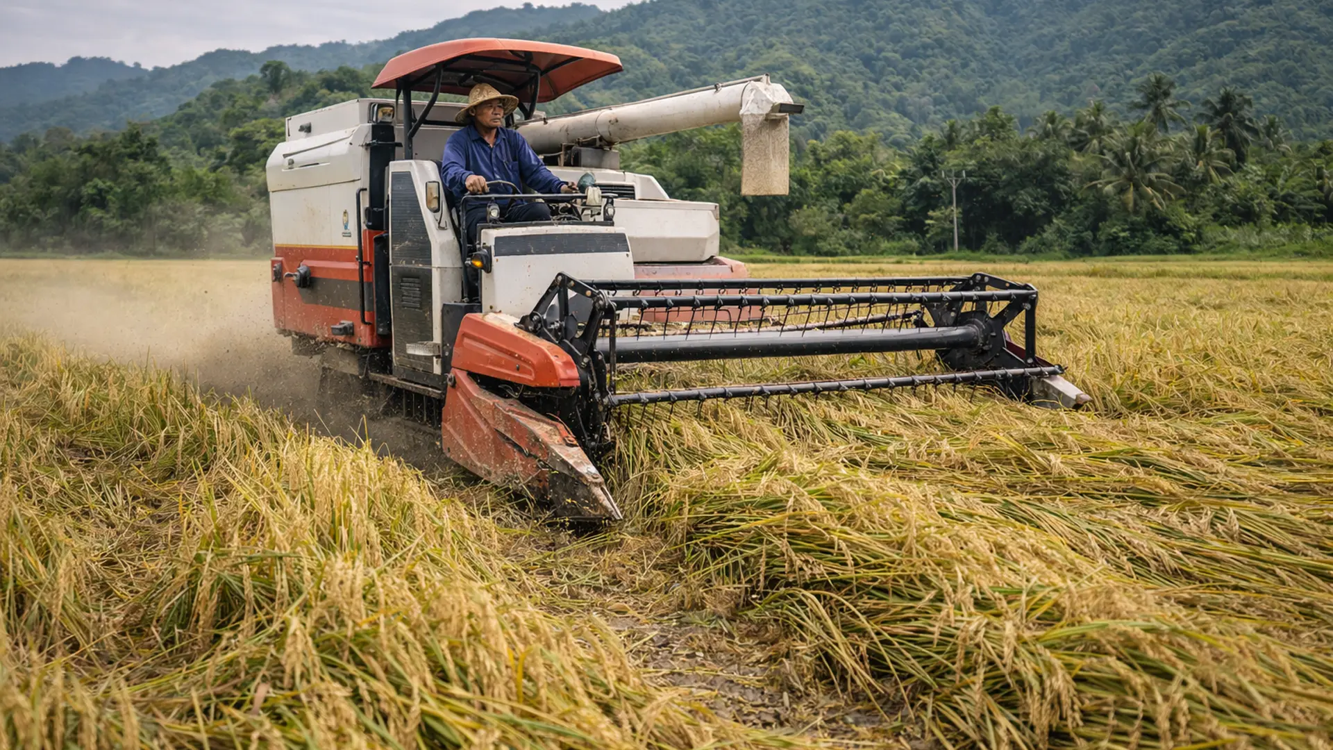 Trong chu trình cắt - tuốt - sàng - làm sạch, tốc độ di chuyển là yếu tố điều phối tổng thể toàn bộ hệ thống.