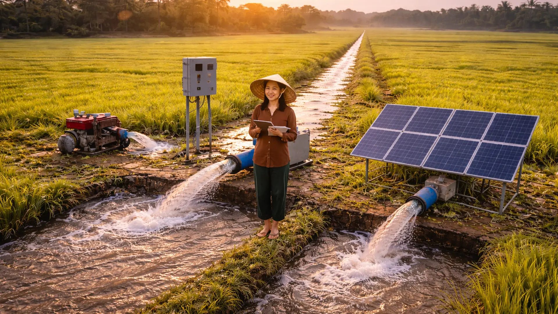 Sản xuất lúa đang bước vào giai đoạn tối ưu chi phí và giảm phát thải.