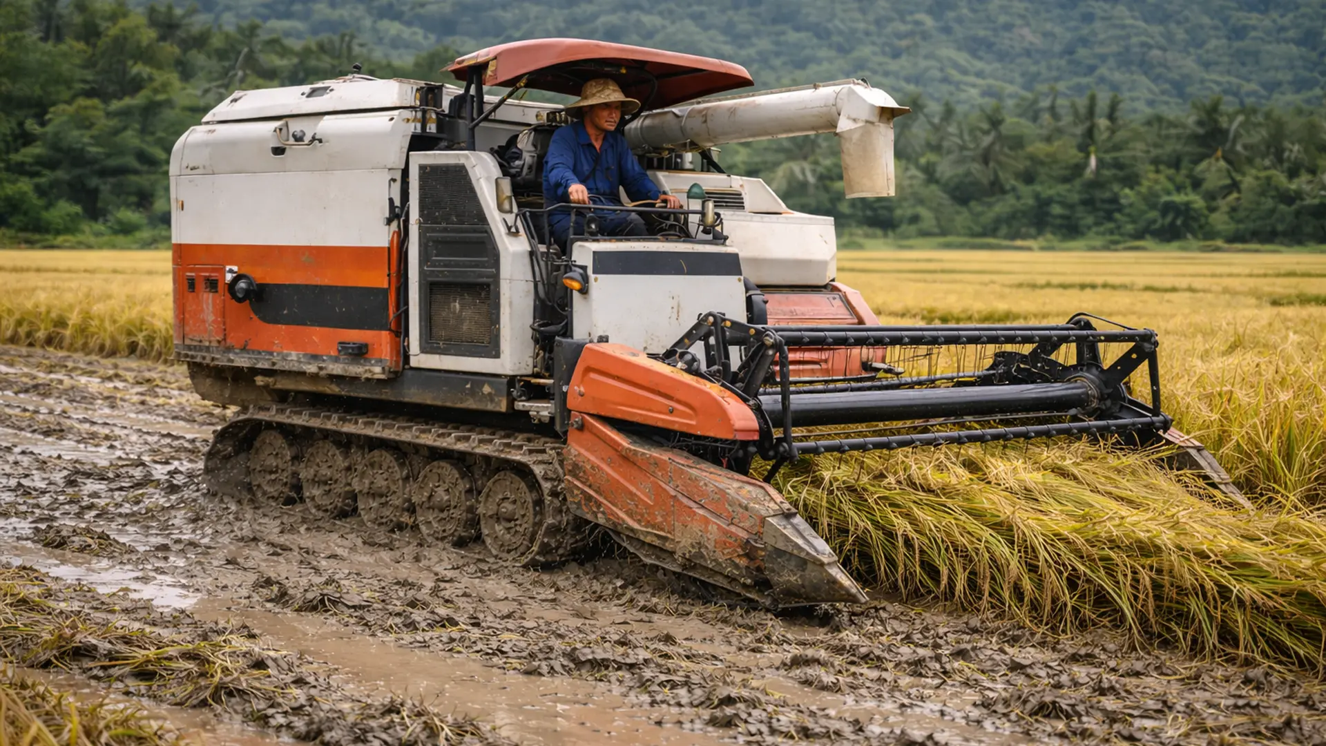 Một chiếc máy phù hợp điều kiện ruộng sẽ giúp giảm hao hụt và tăng hiệu quả vận hành tổng thể.